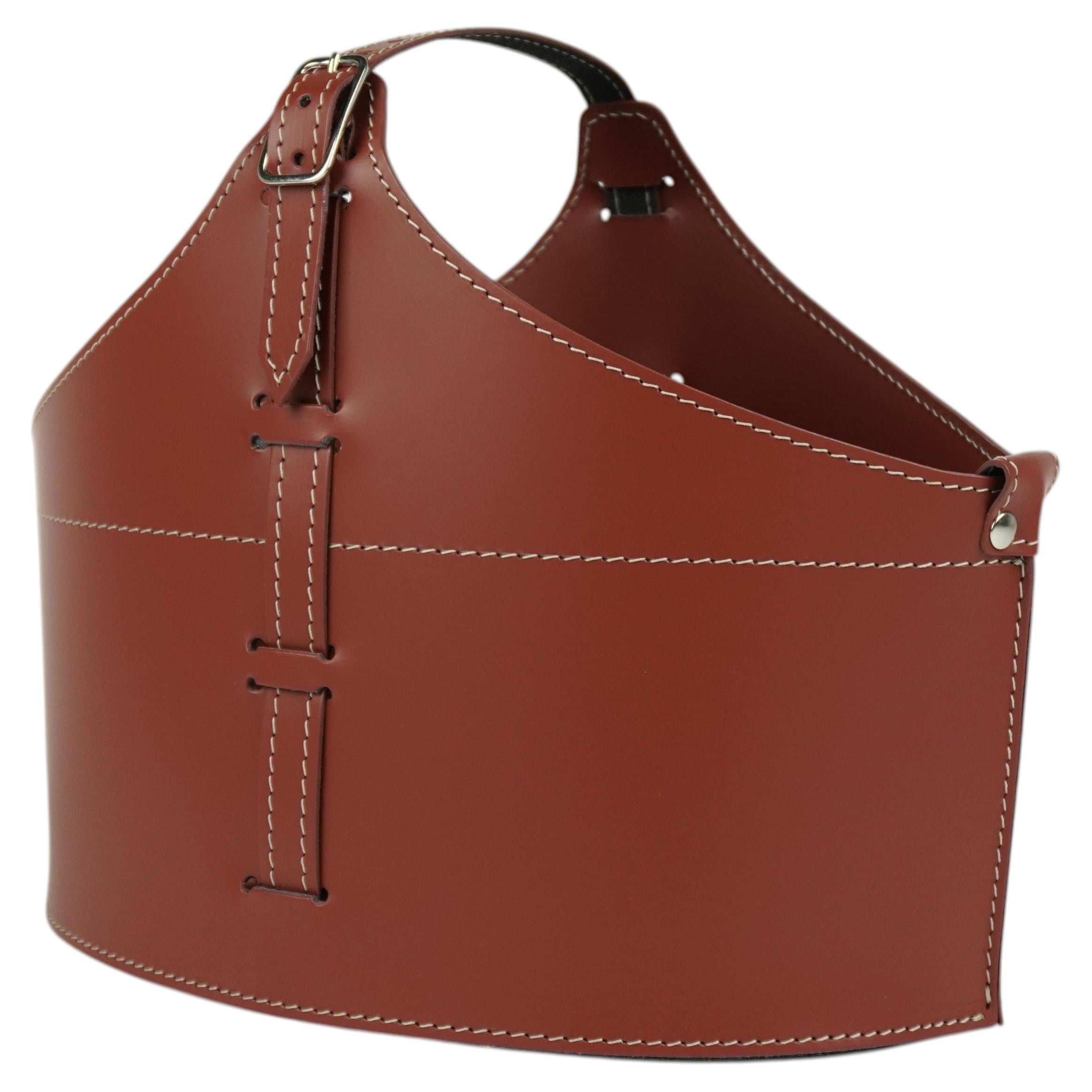 Small Regenerated Leather Bag ATHOS - Modern Decorative Box