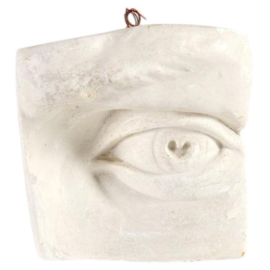 Small Relief Sculpture of David's Eye For Sale