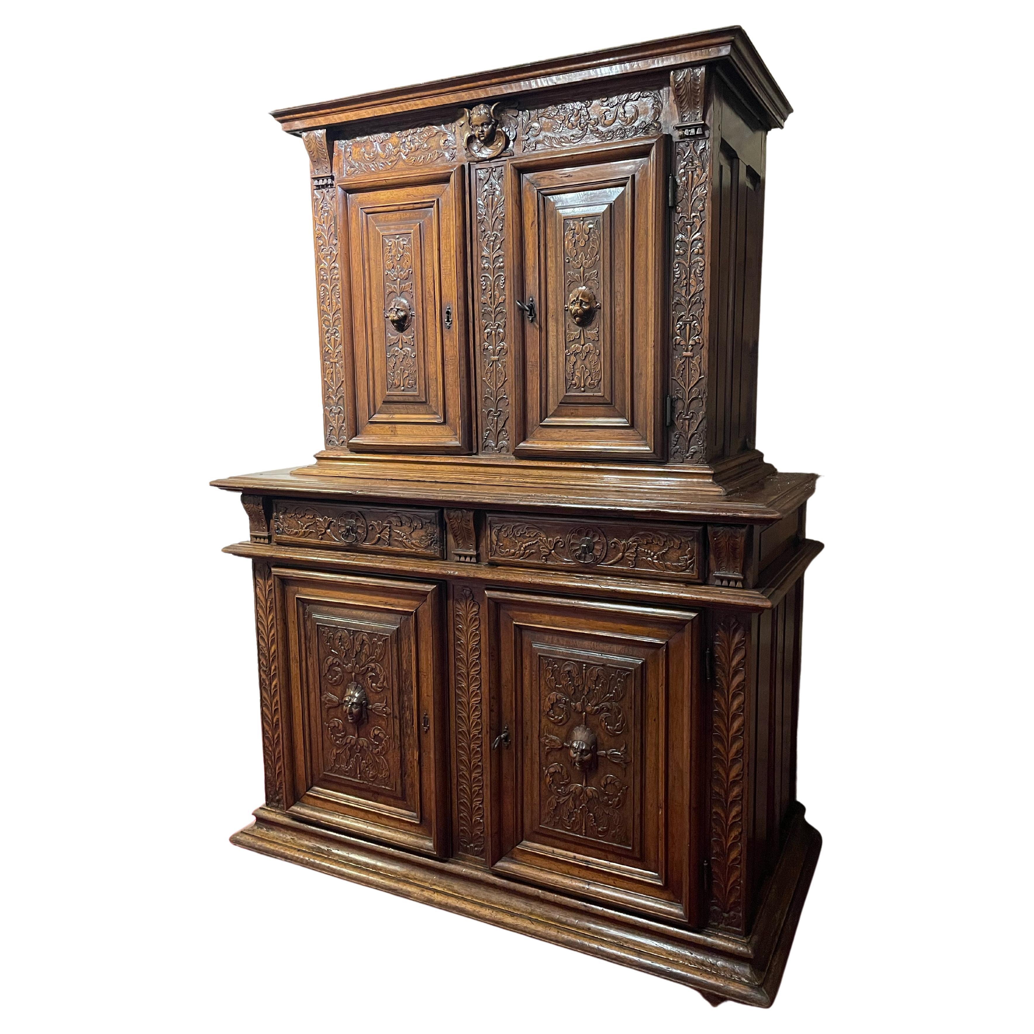 Small Renaissance Cabinet For Sale