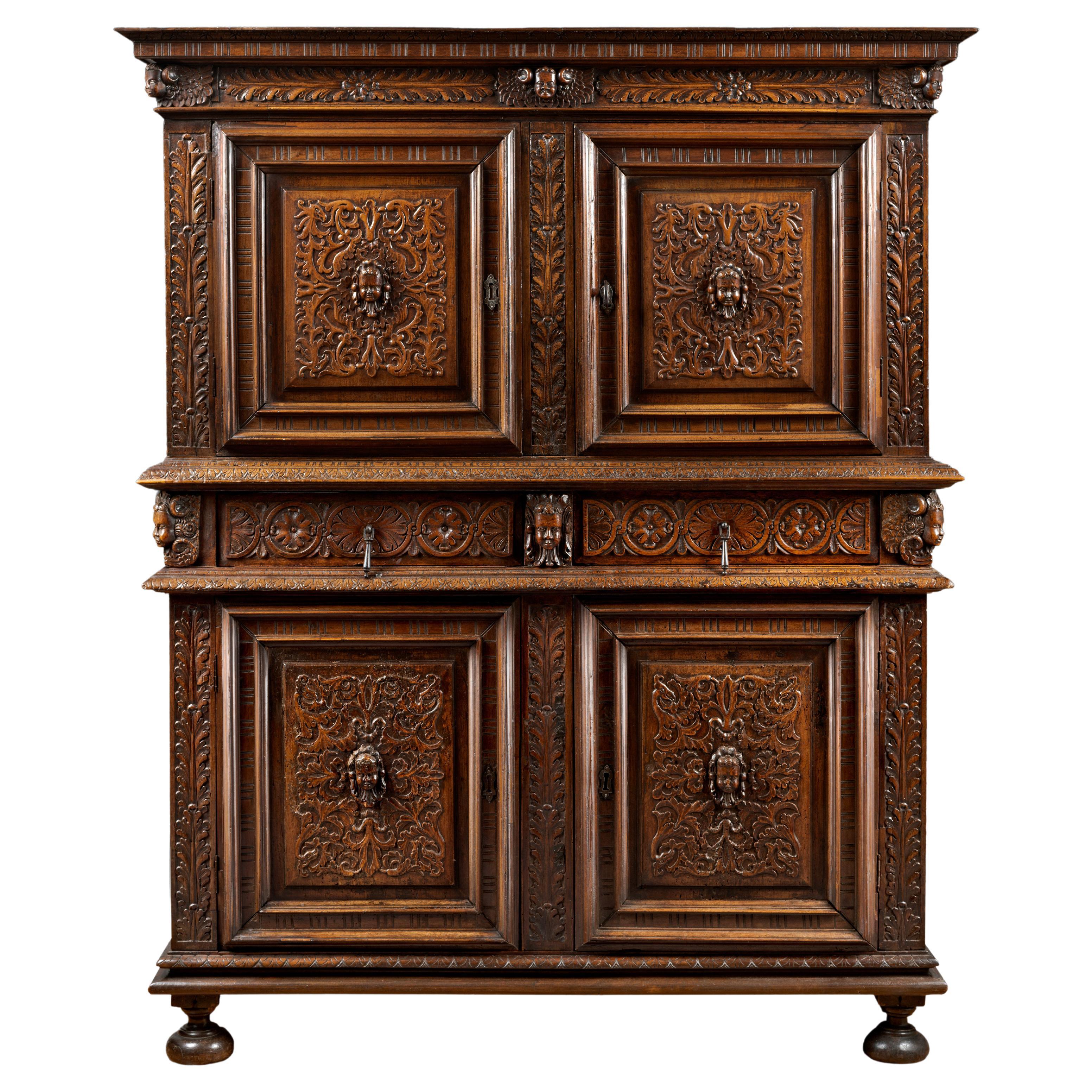 Small Renaissance Cabinet from Lyon For Sale