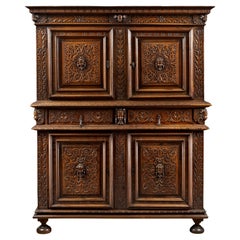 Antique Small Renaissance Cabinet from Lyon