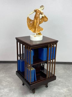 Small revolver bookcase