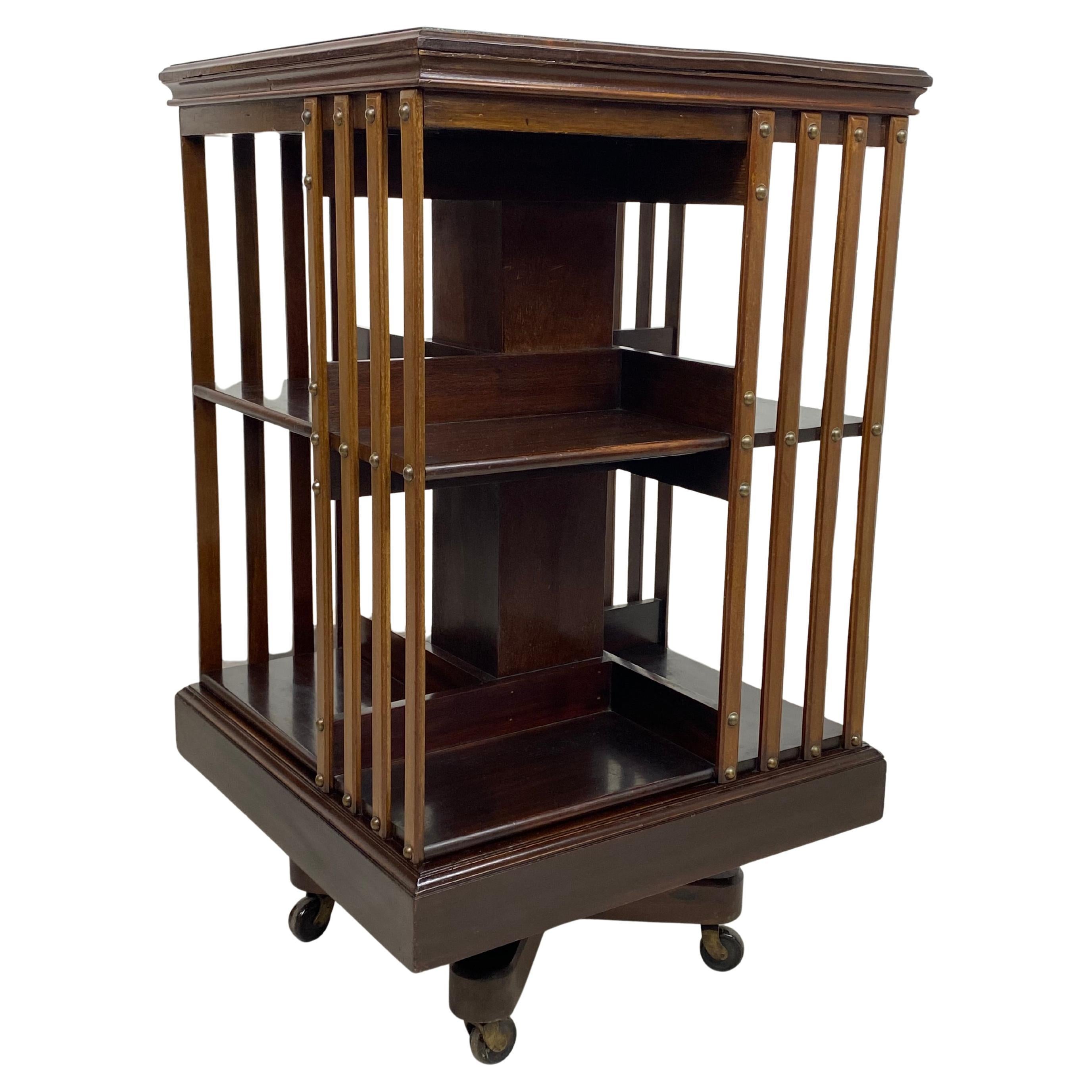 Small revolver bookcase