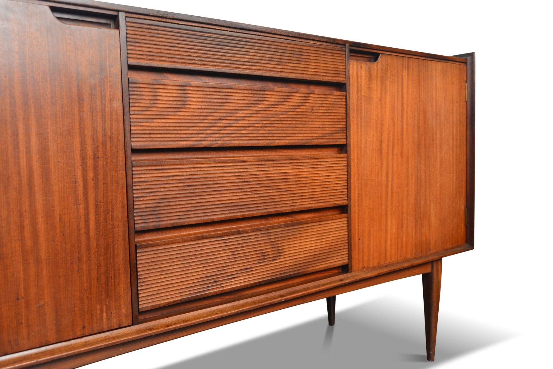 Mid-Century Modern Small Richard Hornby Credenza in Solid Afromosia