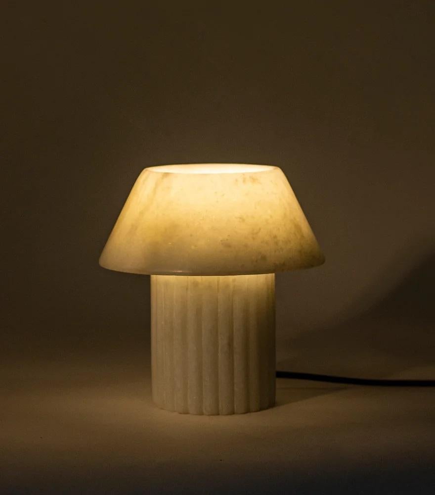 Post-Modern Small Rio Marble Table Lamp by Harshita Jhamtani Designs For Sale
