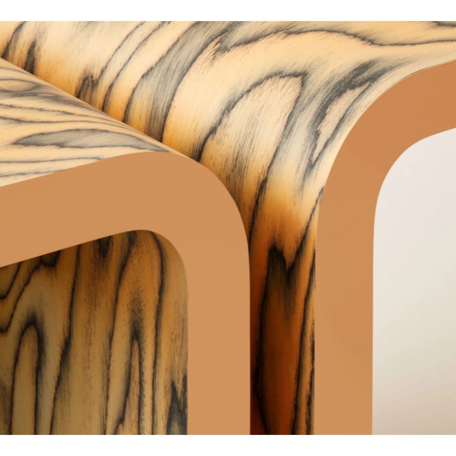 Contemporary Small Rivelo Side Table by Nikolai Kotlarczyk