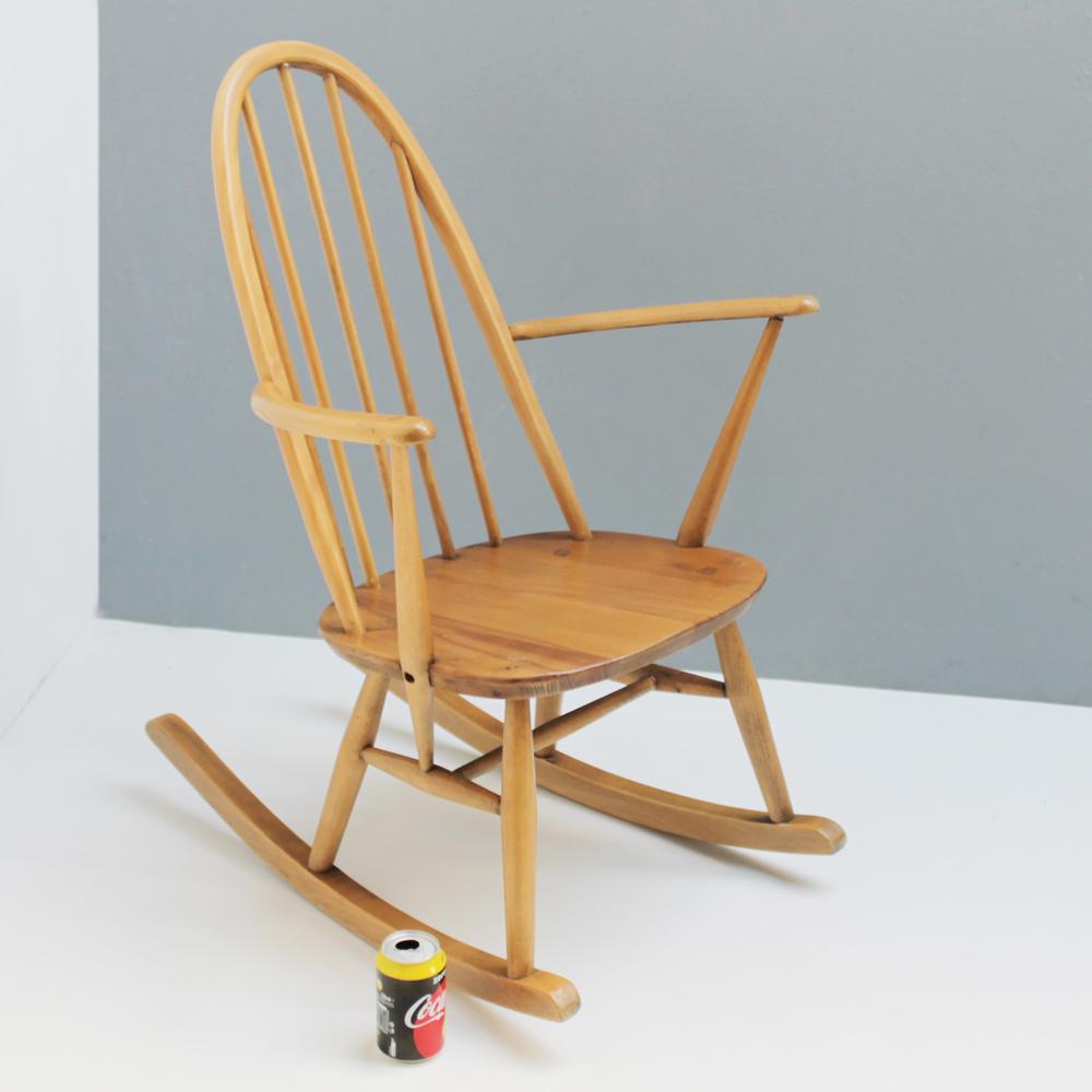 Small Rocking Chair by Lucian Ercolani for Ercol For Sale 1