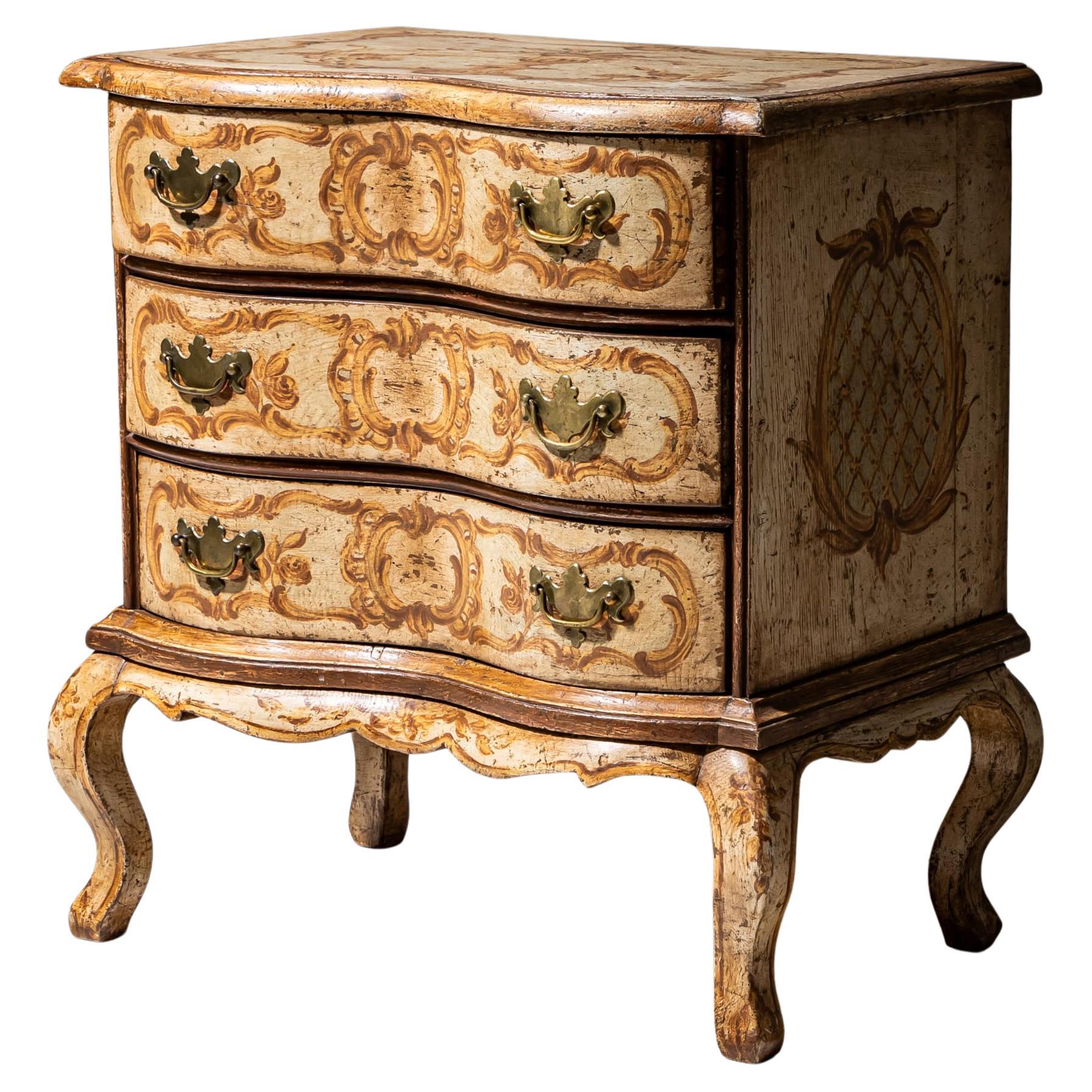 Small Rococo-Style Chest of Drawers