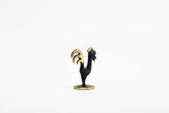 Small Rooster Figurine by Walter Bosse, Vienna, Around 1950s