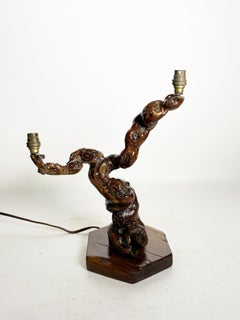 Small root lamp, France, 1950