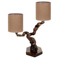 Small root lamp, France, 1950