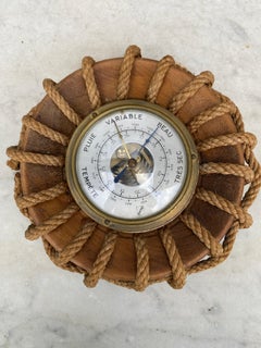 Mid-Century Small Rope Barometer Adrien Audoux & Frida Minet