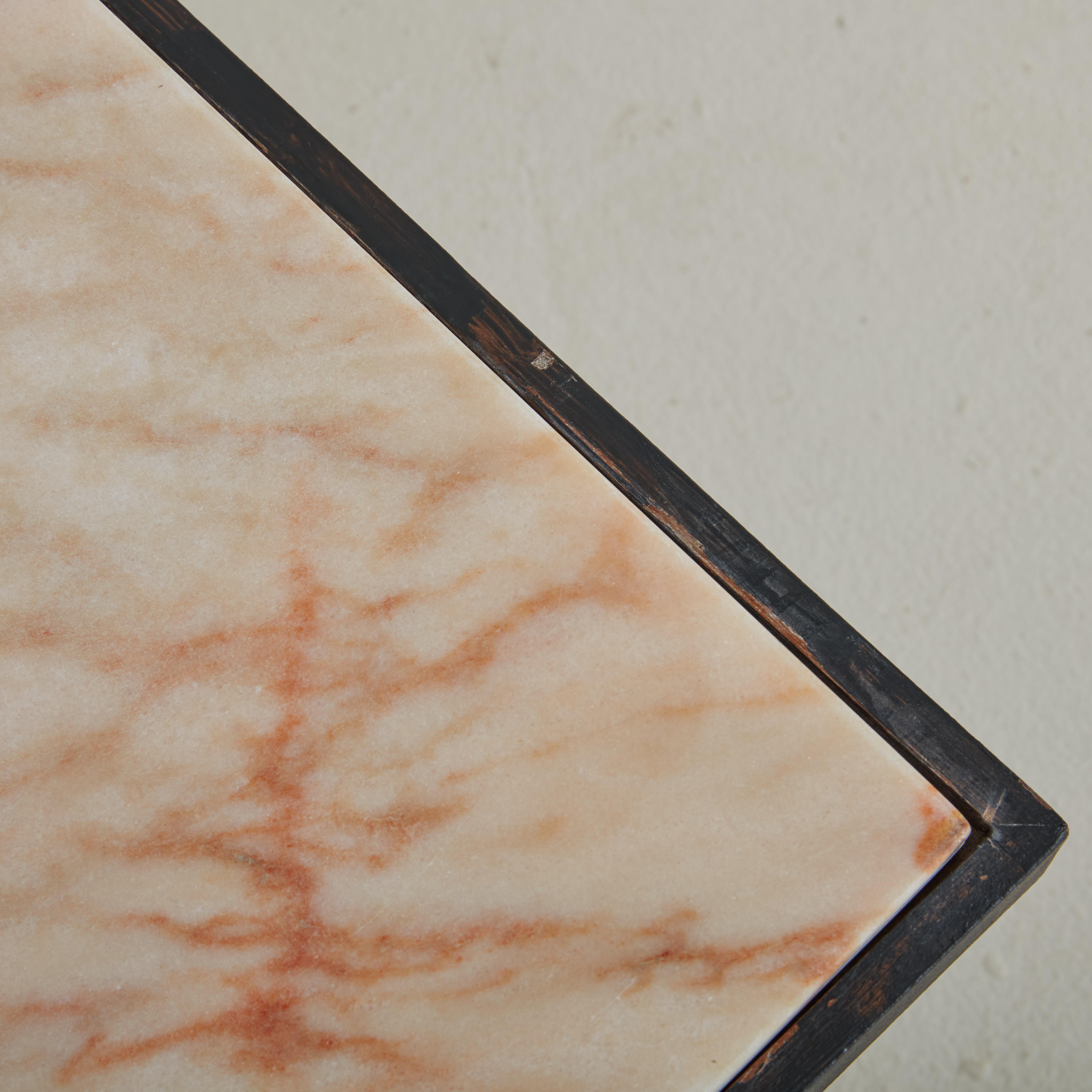 petite table basse Rosa Aurora en marbre en vente 3