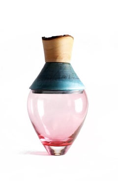 Small Rose and Copper Patina India Vessel I, Pia Wüstenberg