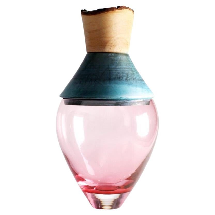 Petit vase d'Inde à patine rose et cuivre I, Pia Wüstenberg en vente