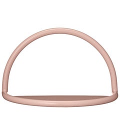 Small Rose Steel Contemporary Shelf
