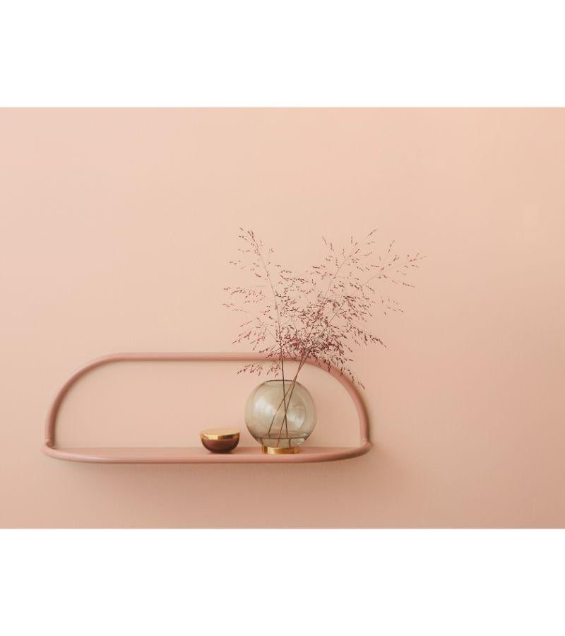 Piccola mensola in acciaio rosa contemporanea In condizioni Nuovo in vendita a Geneve, CH