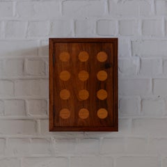Small Rosewood/birch floating cabinet  by Thove + Edvard Kindt-Larsen unique