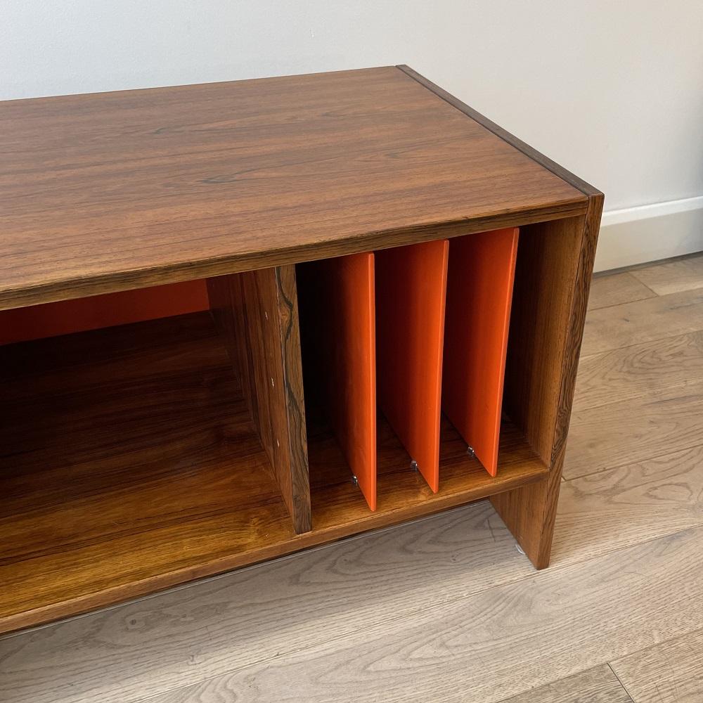 Scandinavian Modern Small Rosewood Cabinet: Tv, Bedside Table, Storage, Hifi