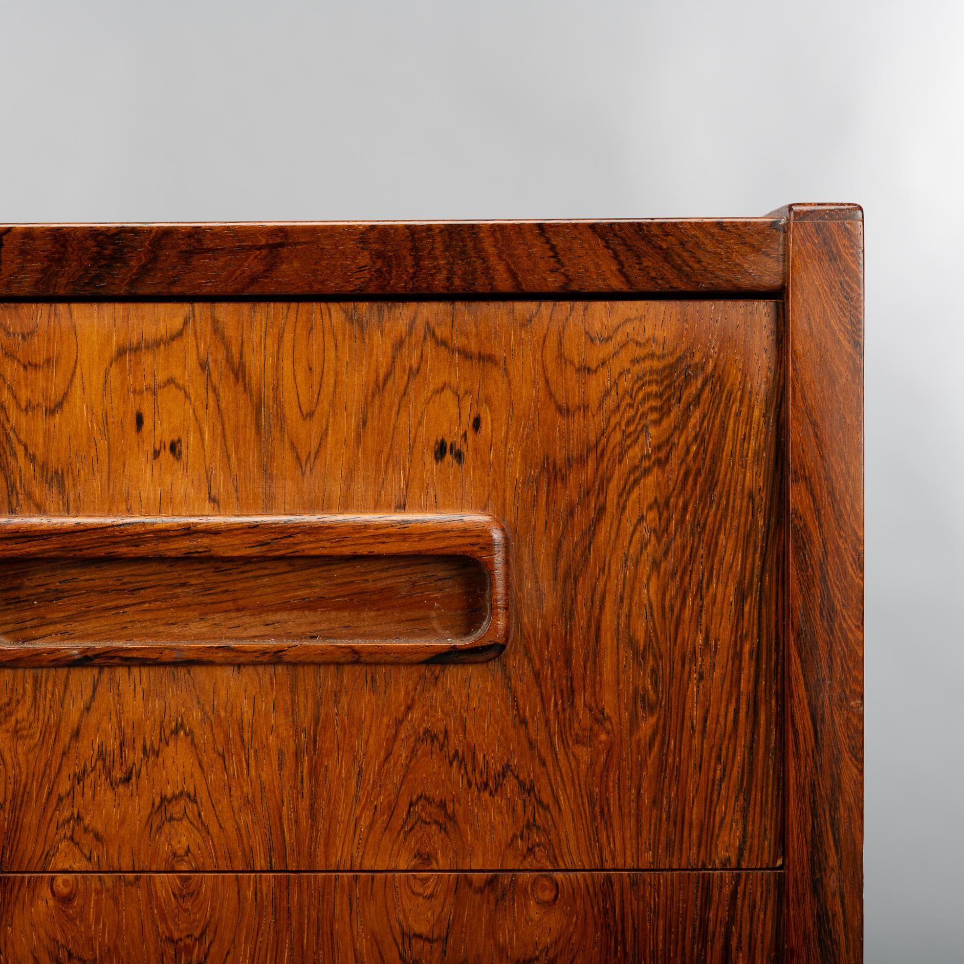 Small Rosewood Chest of Drawers by Westergaards Mobelfabrik, 1960s 3