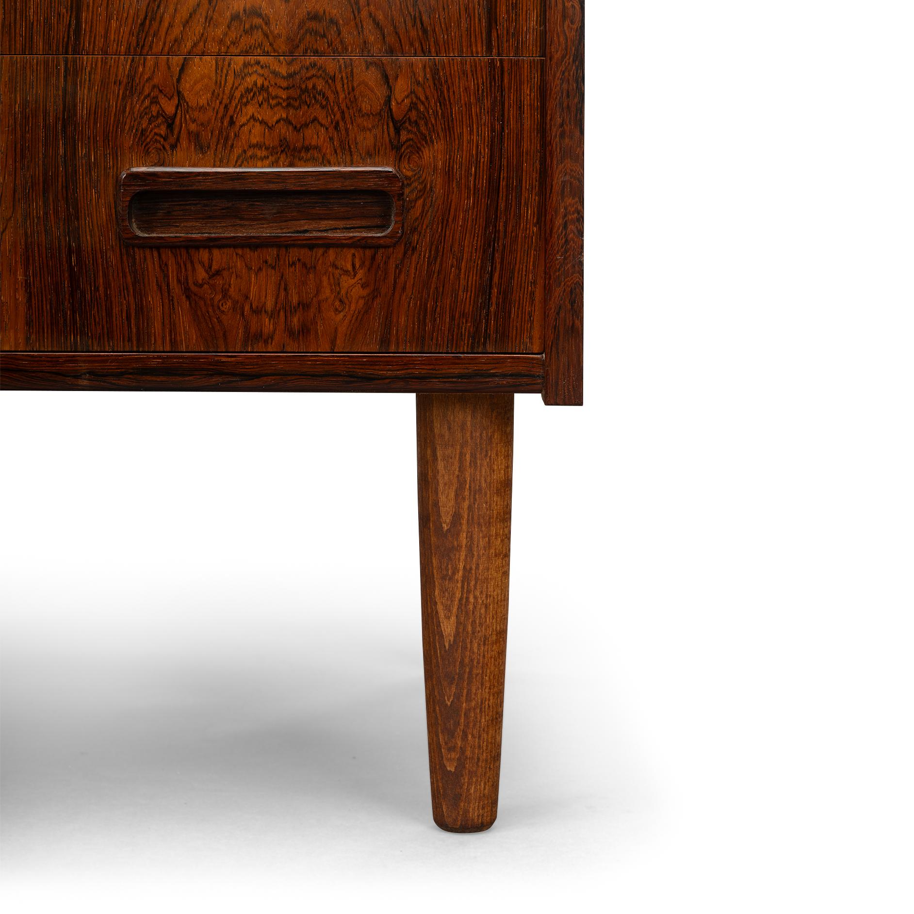 Mid-Century Modern Small Rosewood Chest of Drawers by Westergaards Mobelfabrik, 1960s