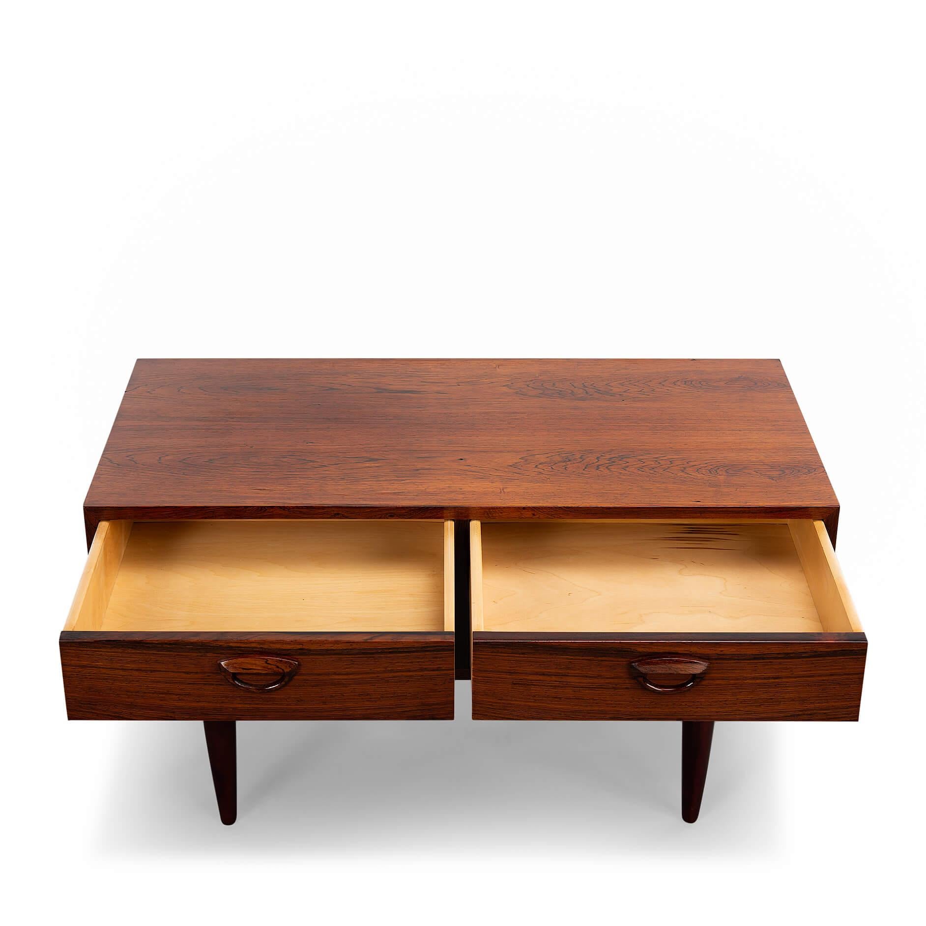 Small Rosewood Dresser by Kai Kristiansen for FM Møbler, 1960s For Sale 4