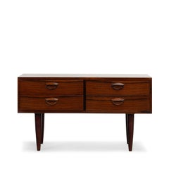Small Rosewood Dresser by Kai Kristiansen for FM Møbler, 1960s