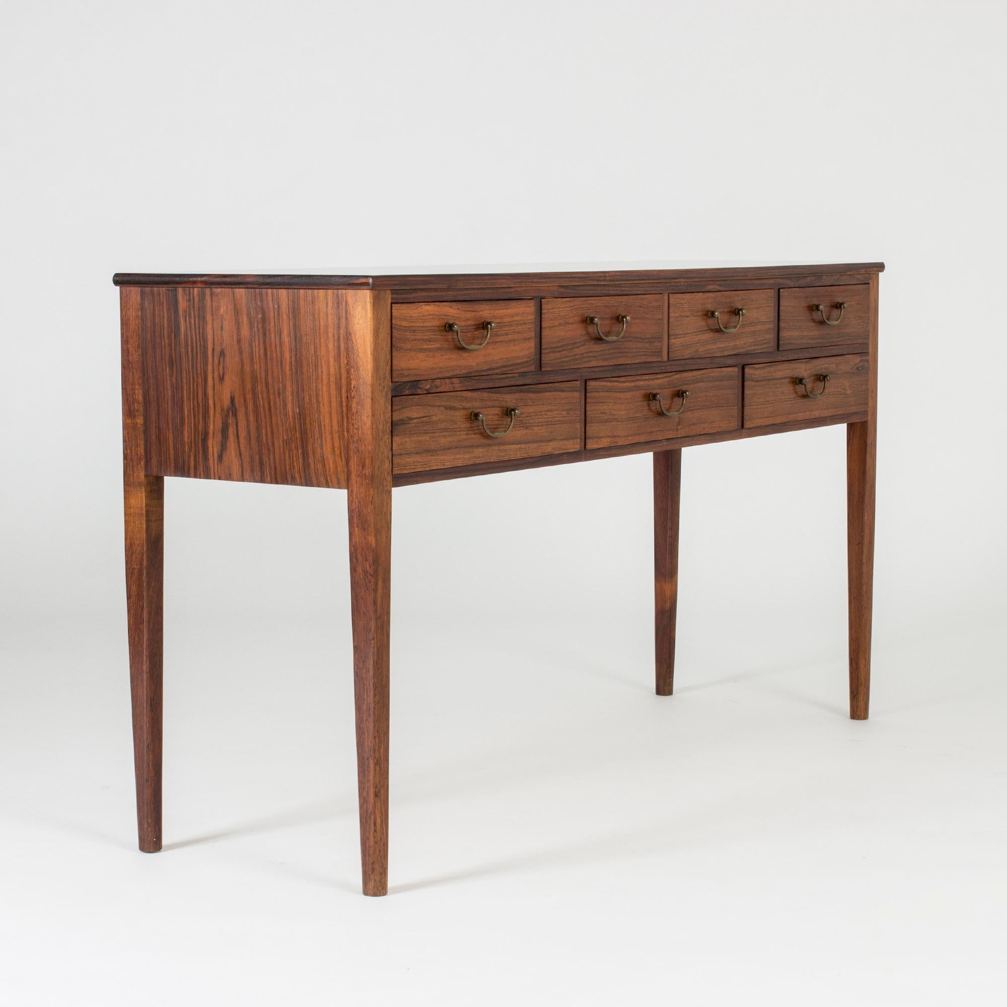 Danish Small Rosewood Sideboard by Ole Wanscher