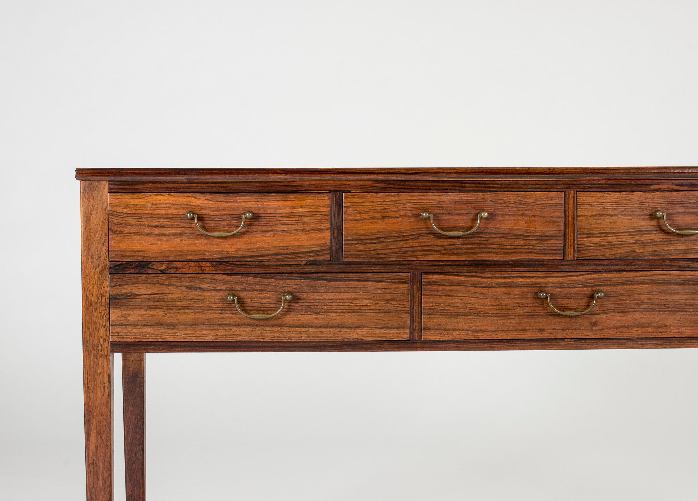 Mid-20th Century Small Rosewood Sideboard by Ole Wanscher