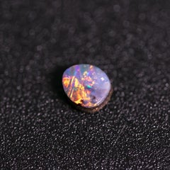 Kleiner runder australischer Boulder Opal 0.50ct Loser Edelstein Schmuckherstellung