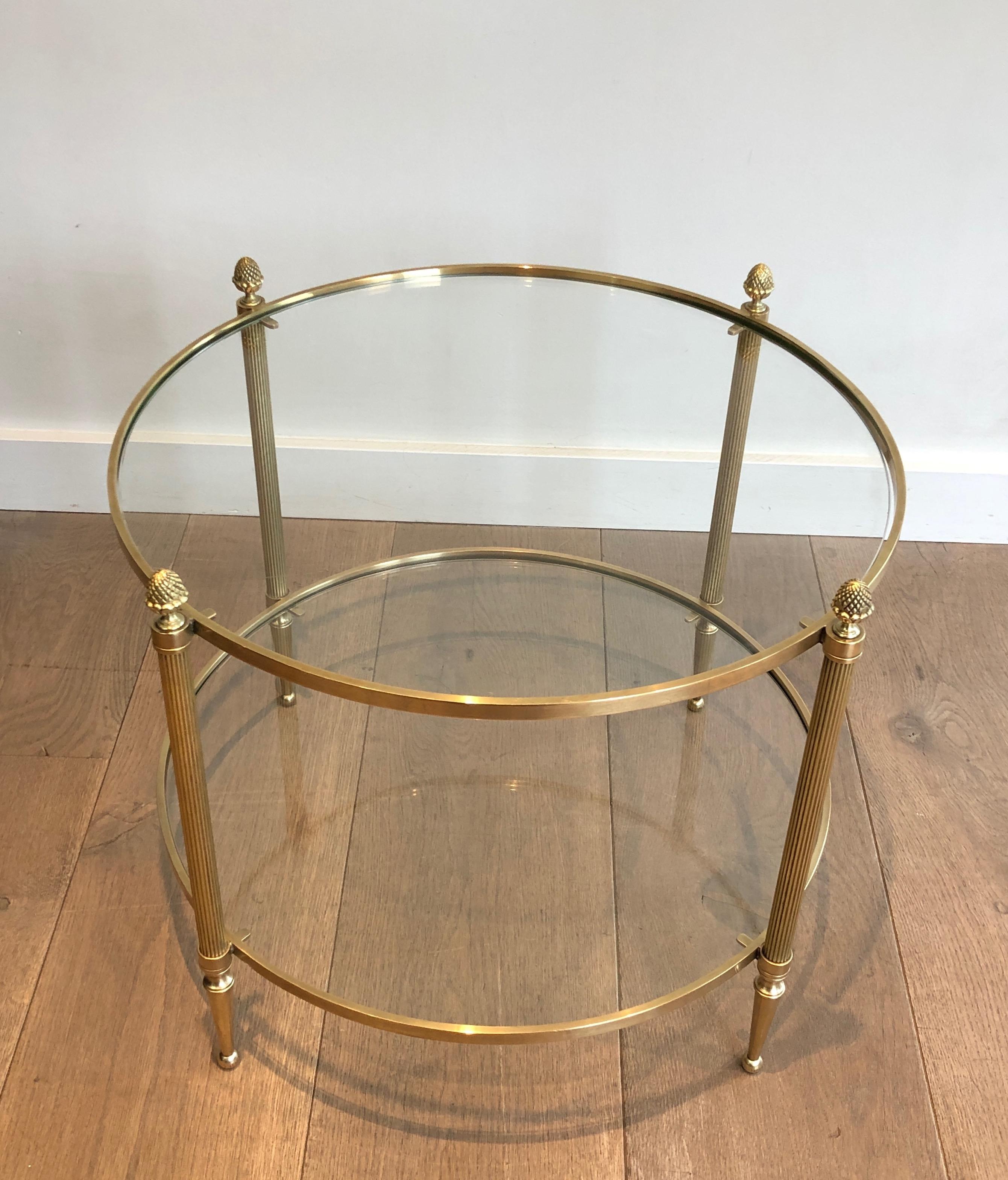 small brass coffee table