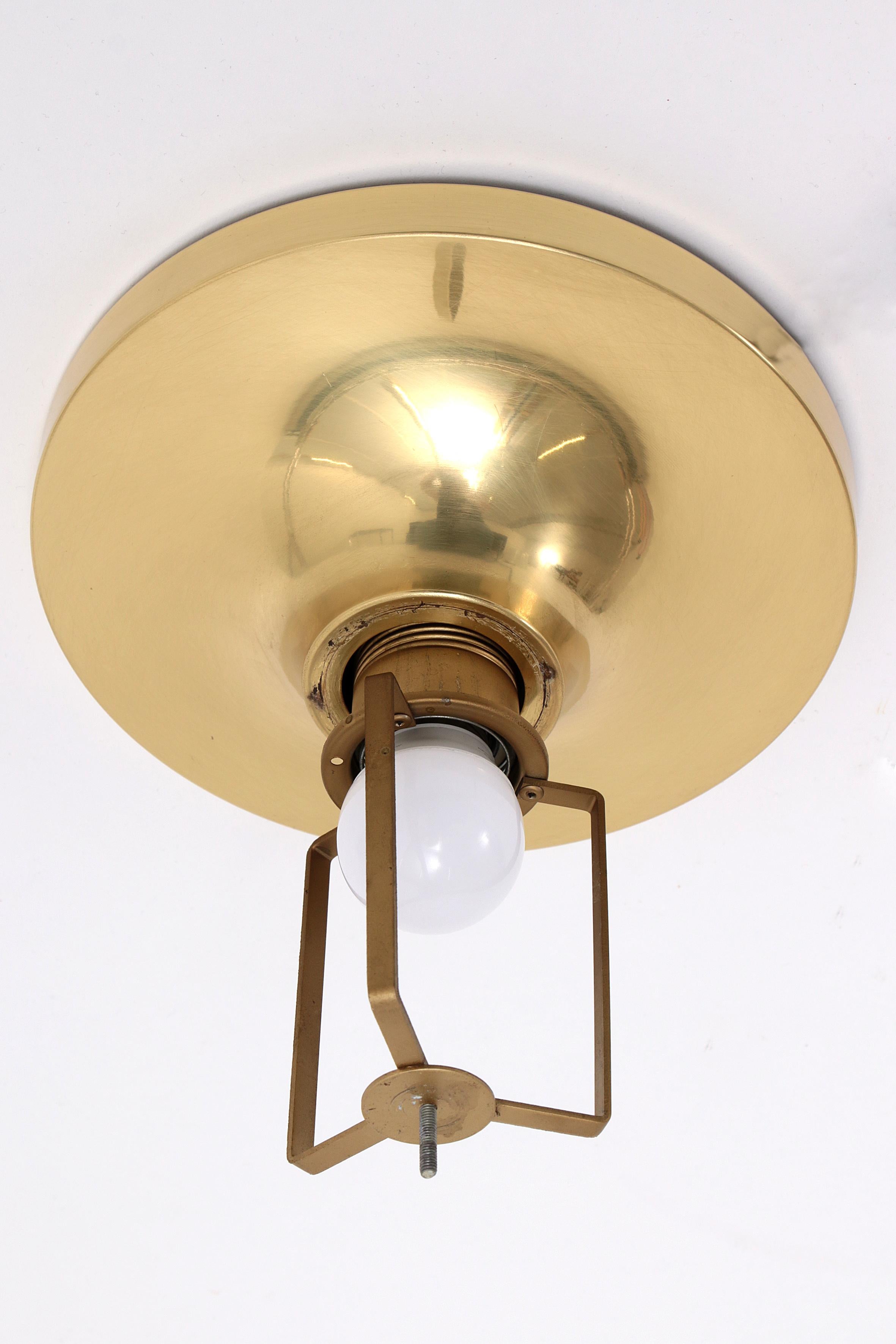 Small round ceiling lamp made of Murano glass Glashutte Limburg, Germany, 1970s 6