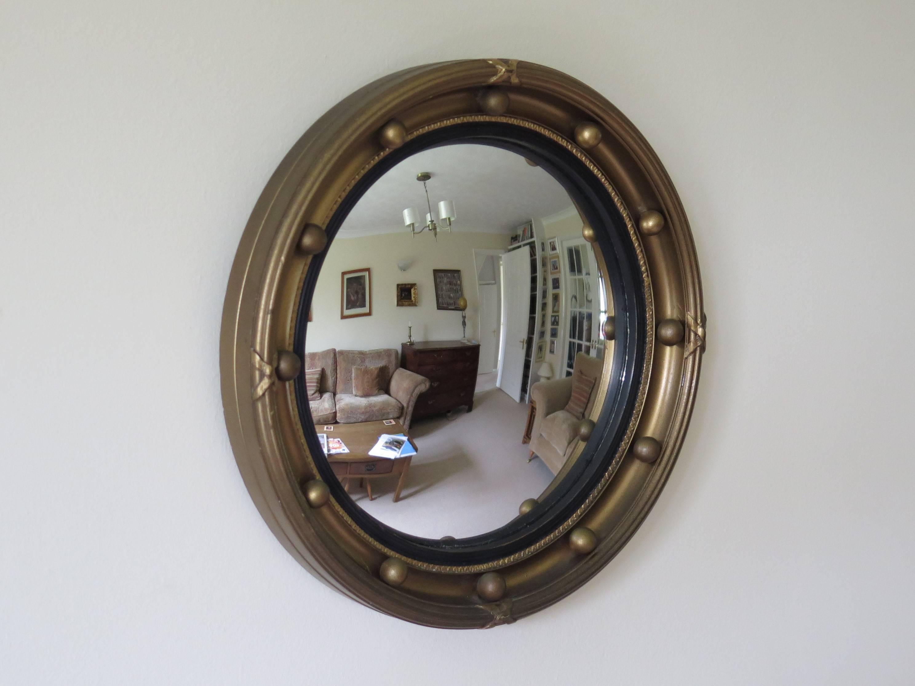 round convex mirror decorative