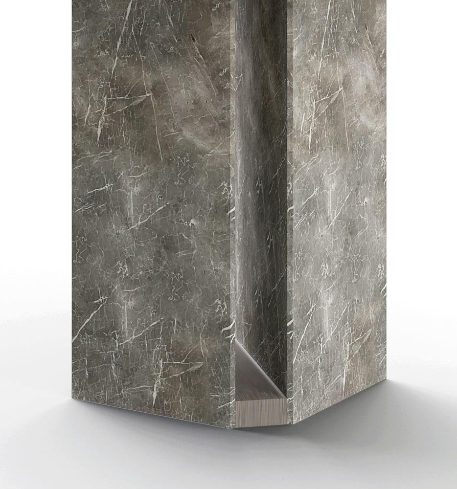 Runder Esstisch „Delos“ aus Marmor, Giorgio Bonaguro (Moderne) im Angebot