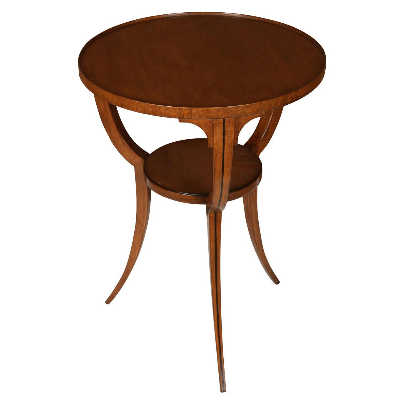 Small Round Neoclassical Style Table