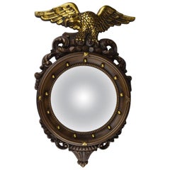 Kleiner runder konvexer Admiral Eagle-Spiegel aus Kunststoff