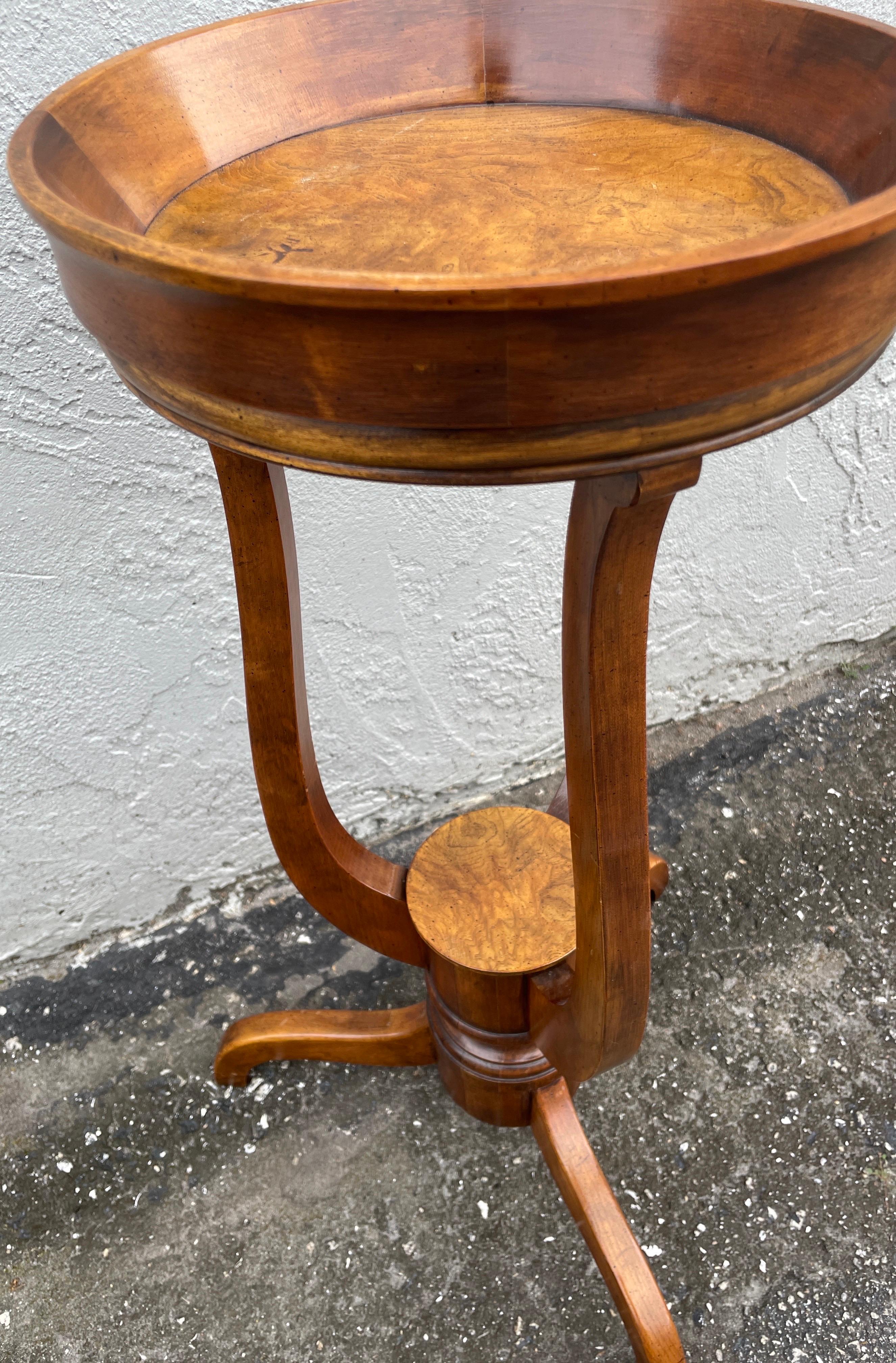 20th Century Small Round Side Table by Baker For Sale