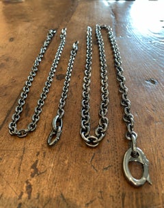 Small Round Silver Necklace