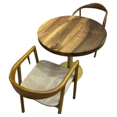 Walnut Handmade Round Table - Black Walnut Round Dining Table - Custom Table