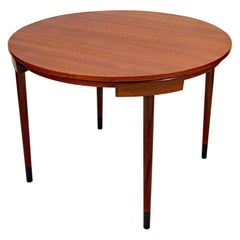 Small Round Teak Dining Table, Frem Røjle