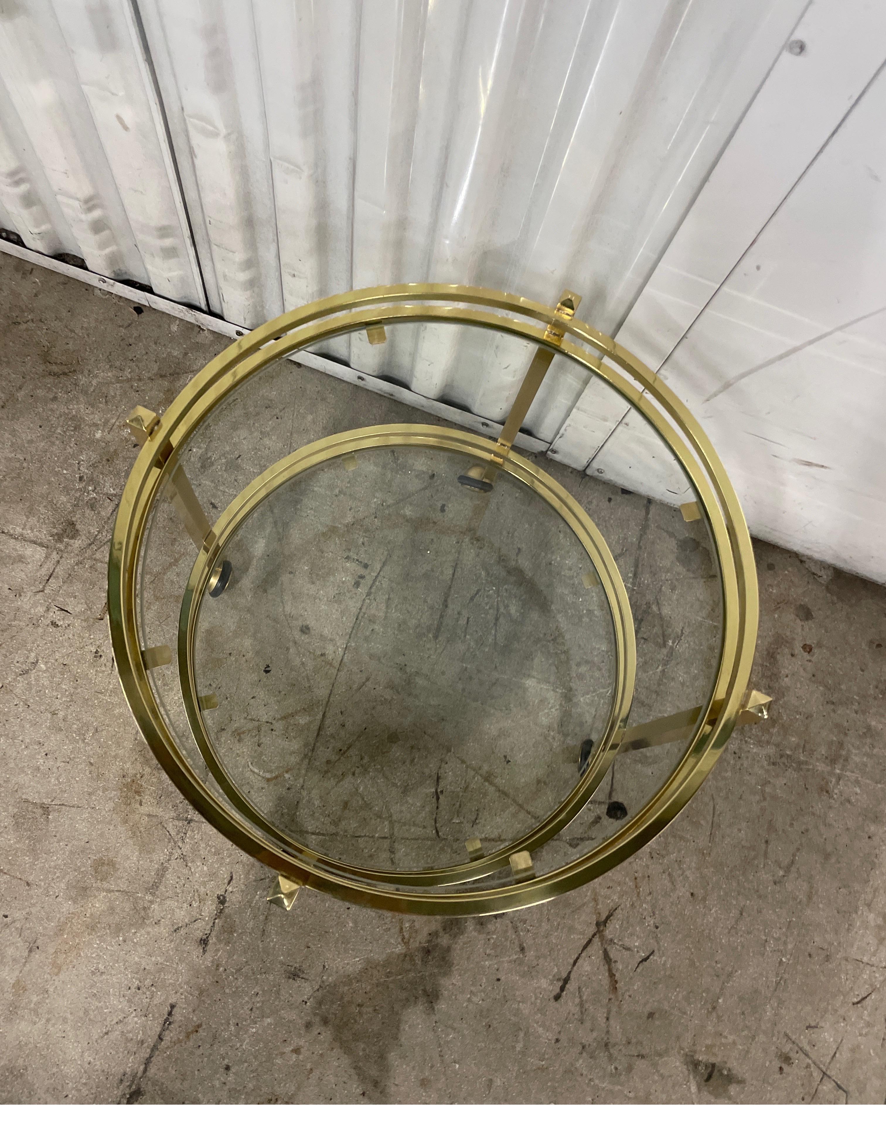 small brass tables