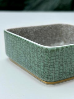 Small Royal Copenhagen Cracklé Glaze Vide-Poche, 1950s