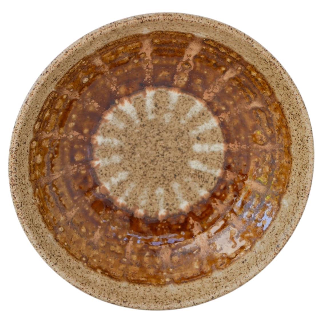 Söholm Pottery Small Glazed Dish, Mid-Century Modern, Denmark, 1960