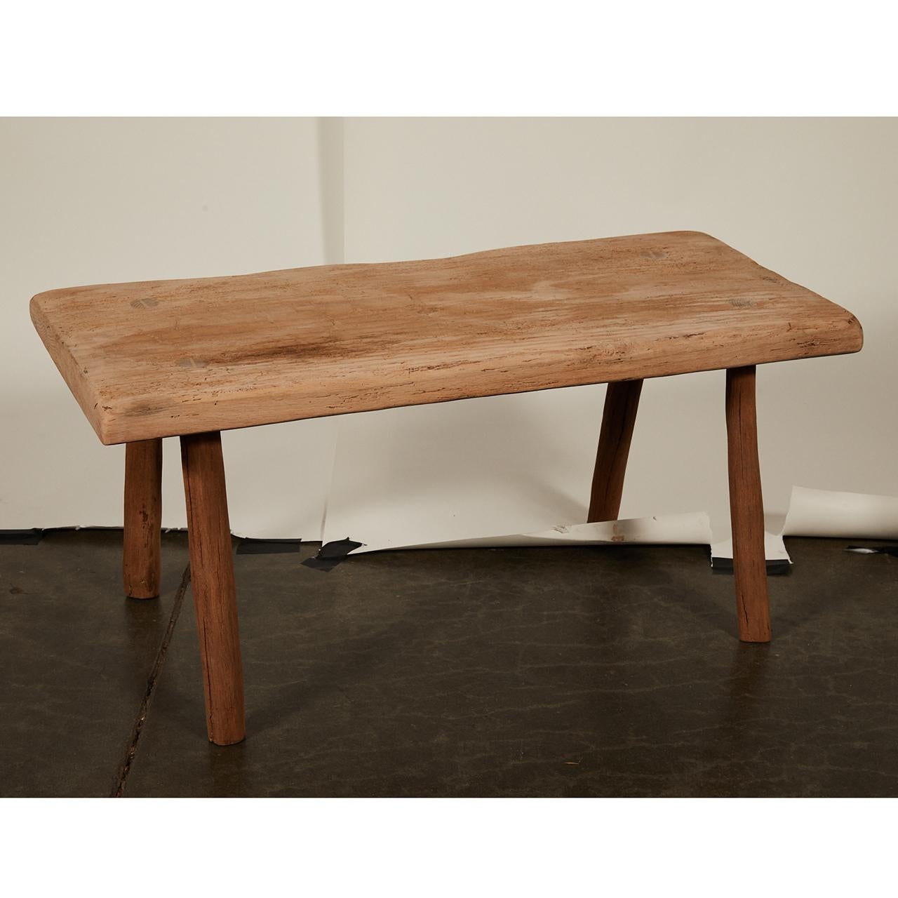 This great looking rustic piece can be used as a coffee table, side table or bench. Most likely used on the farm, this piece would suit a variety of settings.
   