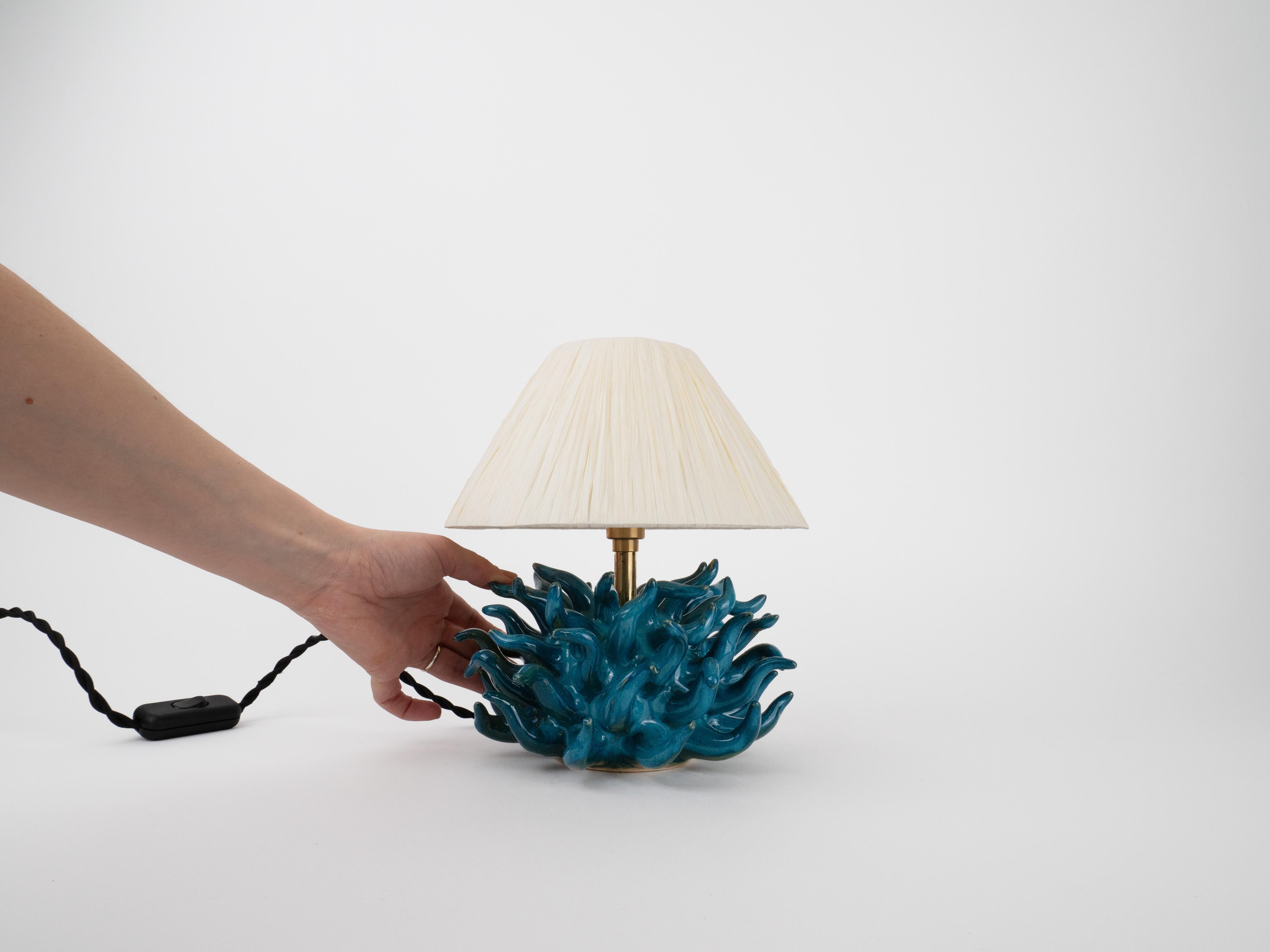 Small Saltare Sea Green Table Lamp In New Condition In London, GB