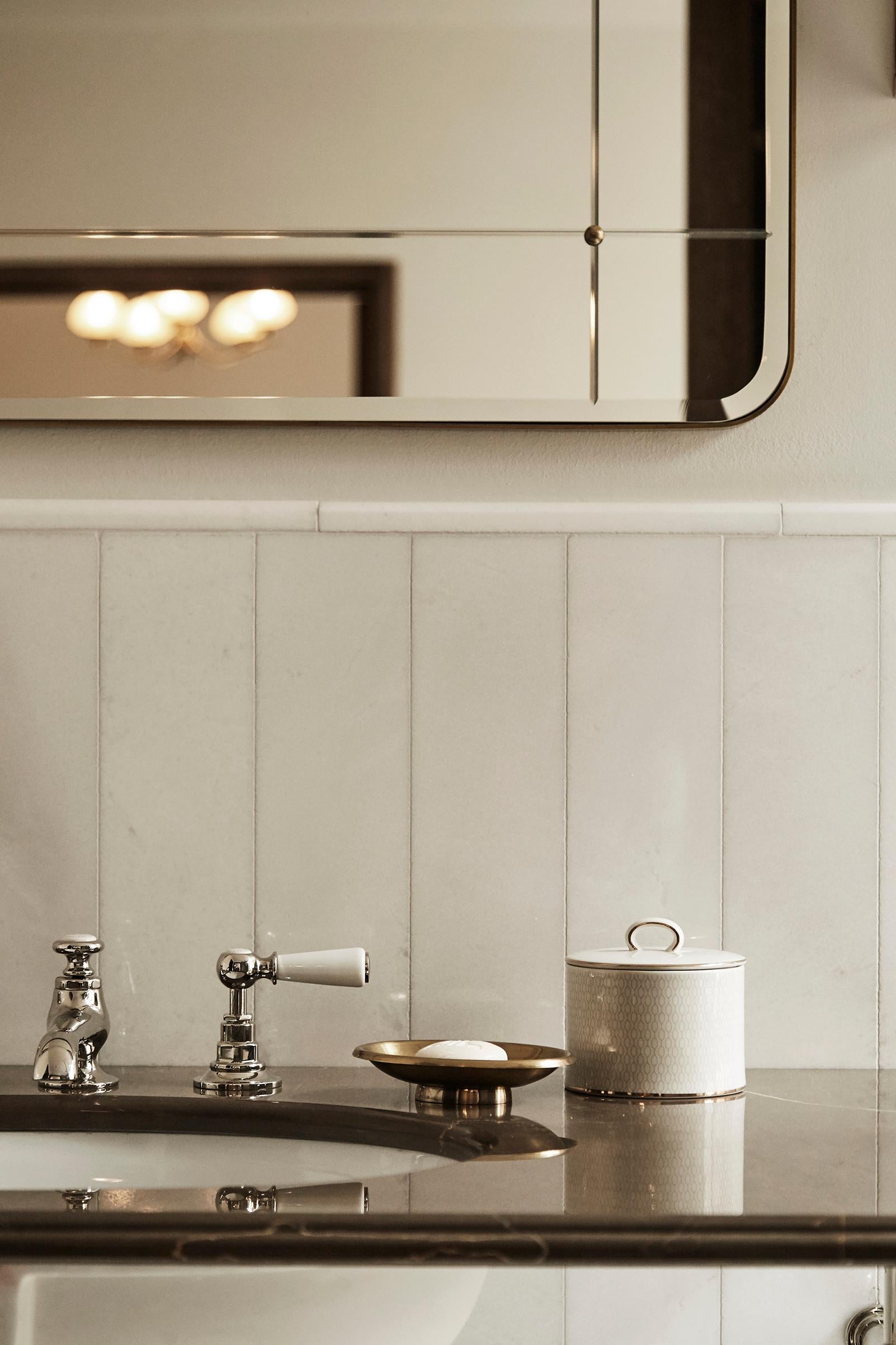 Post-Modern Small Sanders Mirror by Lind + Almond