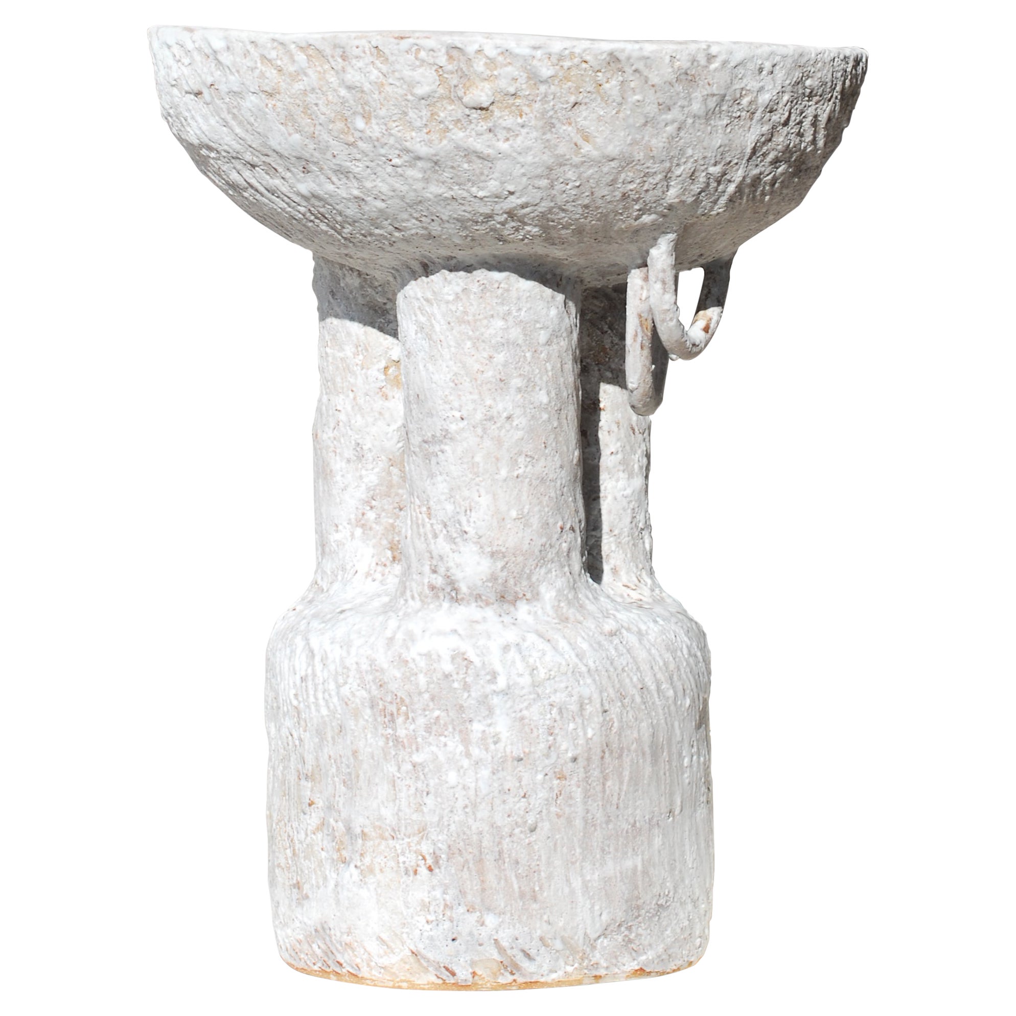 Small Sandstone Side Table by Moïo Studio For Sale