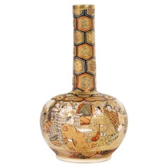 Small Satsuma Earthenware Vase, Japan, 19th Century.