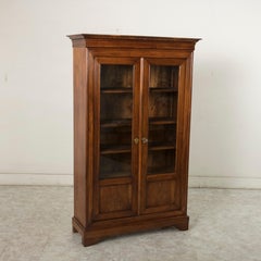 Small Scale 19th Century French Louis Philippe Bibliotheque, Bookcase, Vitrine
