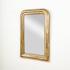 Small Scale 19th Century French Louis Philippe Period Gilt Wood Mirror